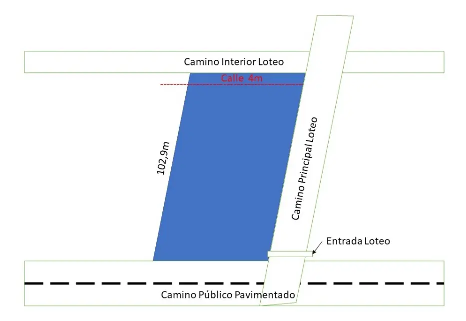 Parcela En Cobún, Termas De Quinamavida, Rol, Pavimento — imagen 3