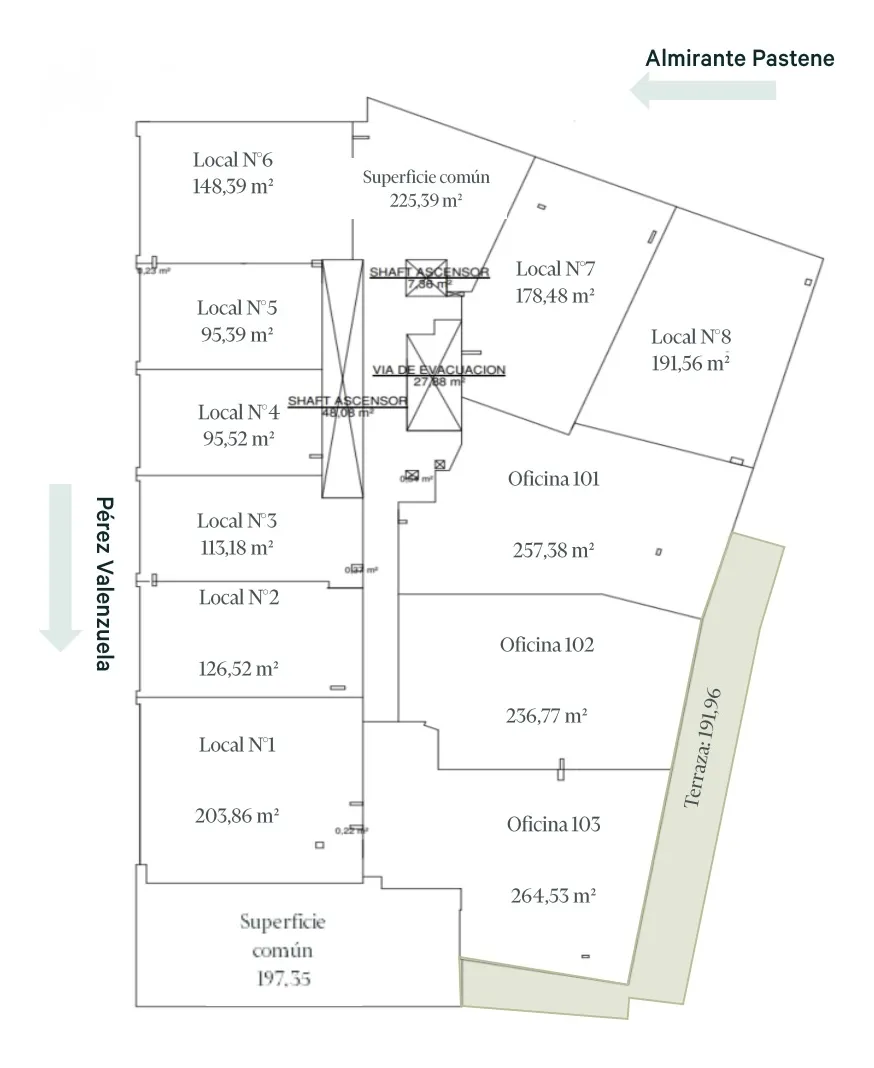 Arriendo Local Comercial Metro Manuel Montt - 203,86m² — imagen 11