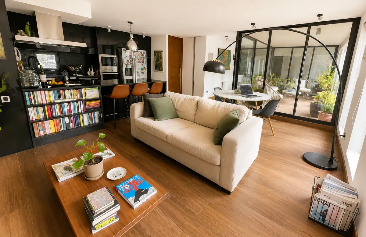 Departamento En Providencia Con Patio Privado Y Quincho — imagen 3